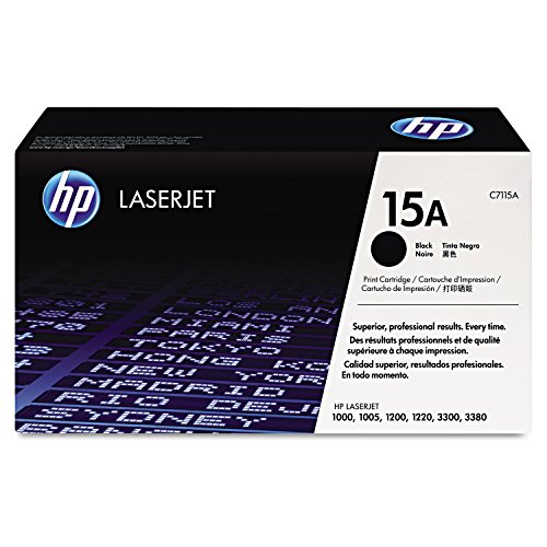 Original Toner passend für HP LaserJet 3300 MFP HP 15A C7115A - Premium Drucker-Kartusche - Schwarz - 2.500 Seiten von HP