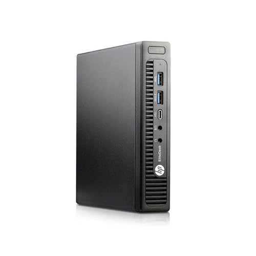 PC HP EliteDesk 800 G2 DM, Display 22 Zoll (66 cm), Intel I3-6100T RAM, 32 GB SSD, 960 GB, W11, WLAN (generalüberholt) von HP