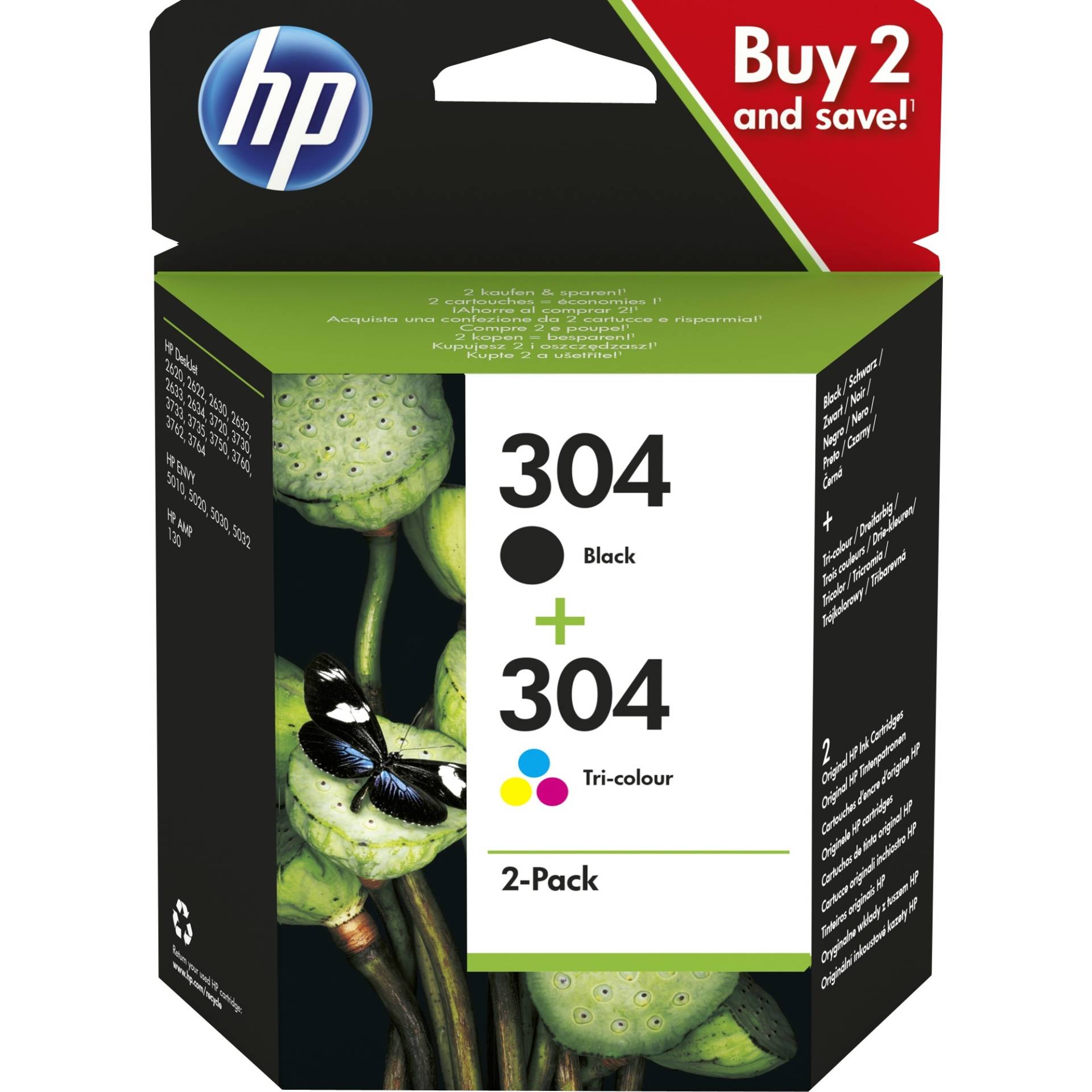 Tinte 2er-Pack Nr. 304 (3JB05AE) von HP