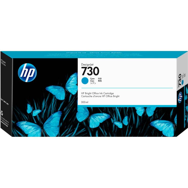 Tinte DesignJet Nr. 730 cyan (P2V68A) von HP