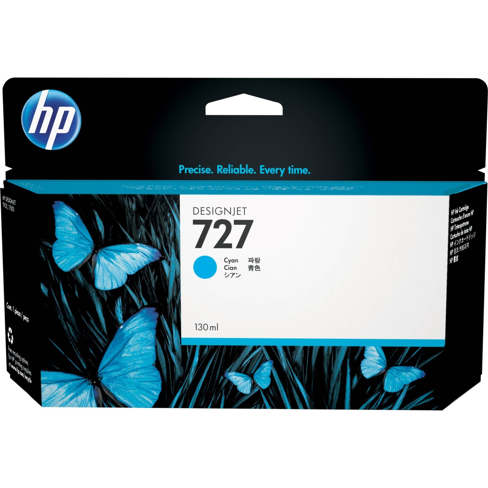Tinte cyan Nr. 727 (B3P19A) von HP