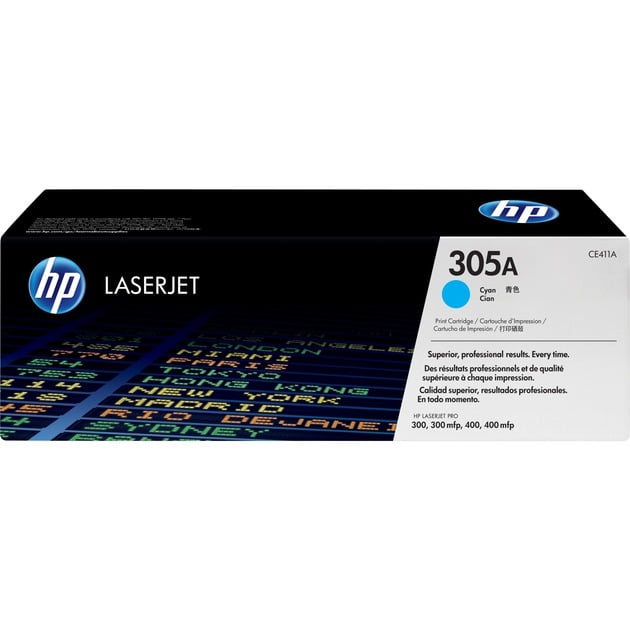 Toner cyan 305A (CE411A) von HP