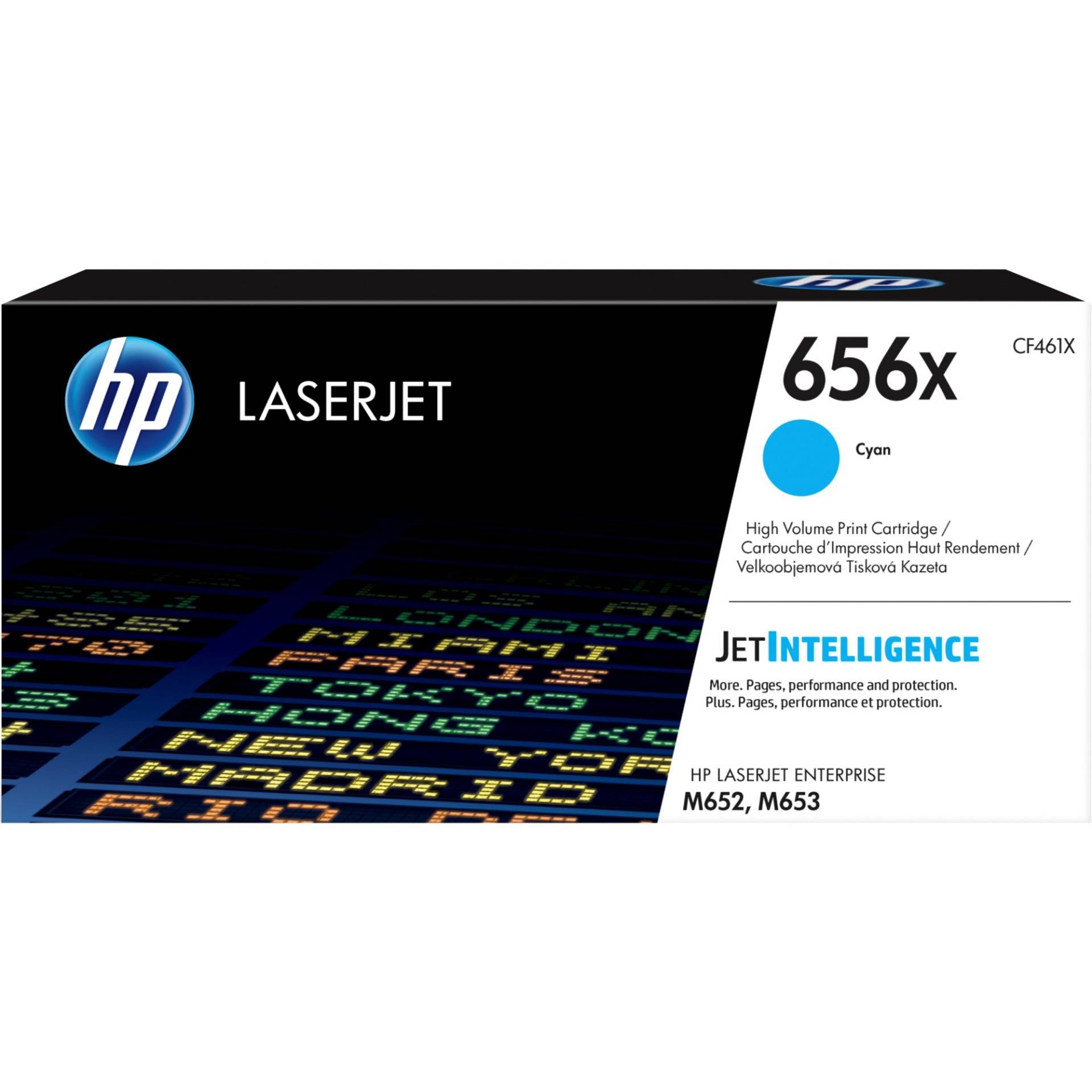 Toner cyan 656X (CF461X) von HP