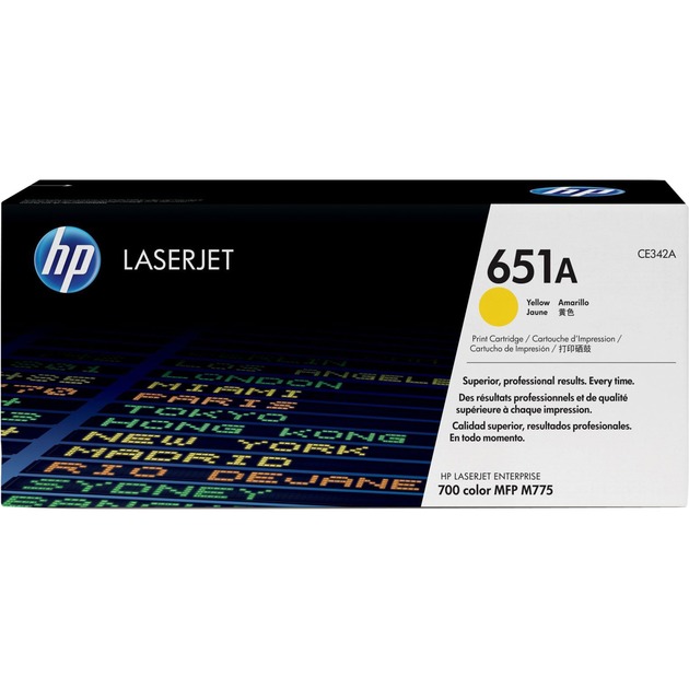 Toner gelb 651A (CE342A) von HP