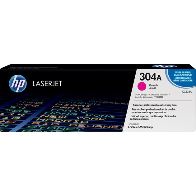 Toner magenta 304A (CC533A) von HP