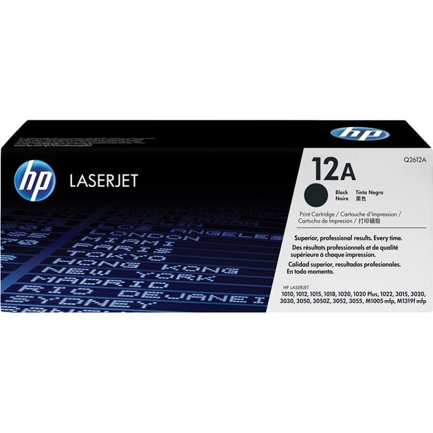 Toner schwarz 12A (Q2612A) von HP