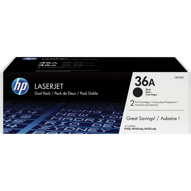 Toner schwarz 36A (CB436AD) von HP
