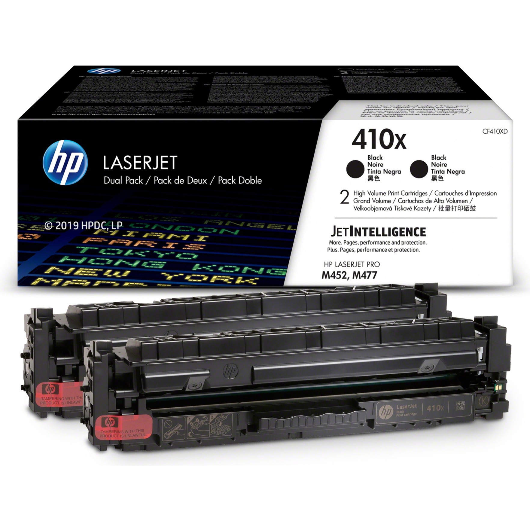 Toner schwarz 410X (CF410XD) von HP