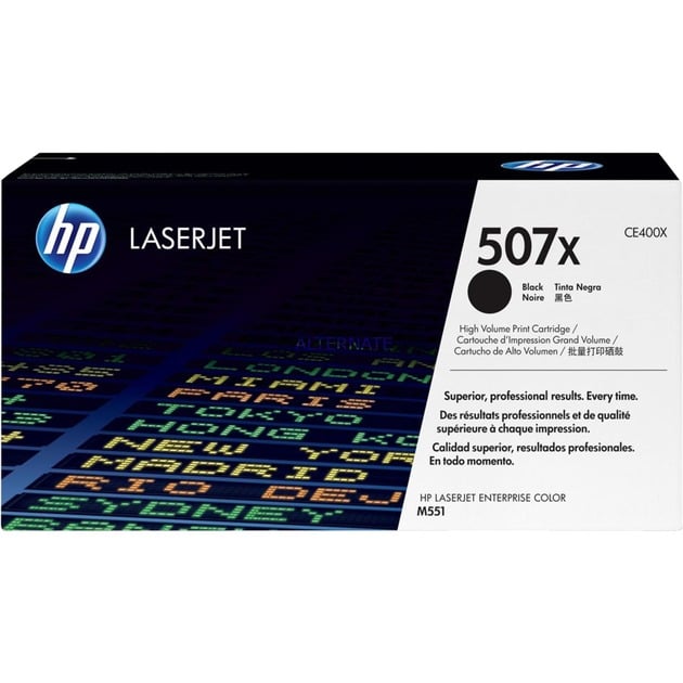 Toner schwarz 507X (CE400X) von HP