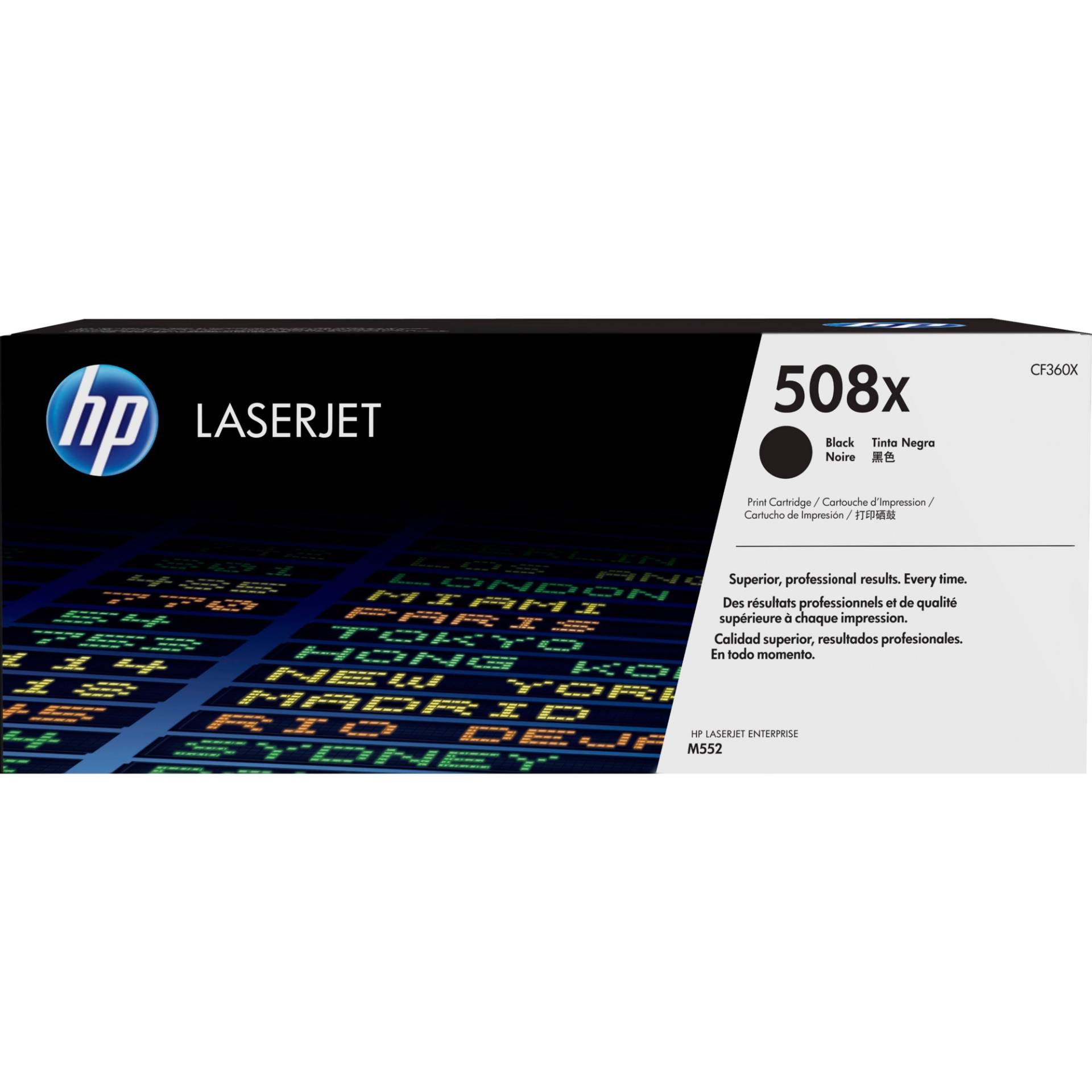 Toner schwarz 508X (CF360X) von HP