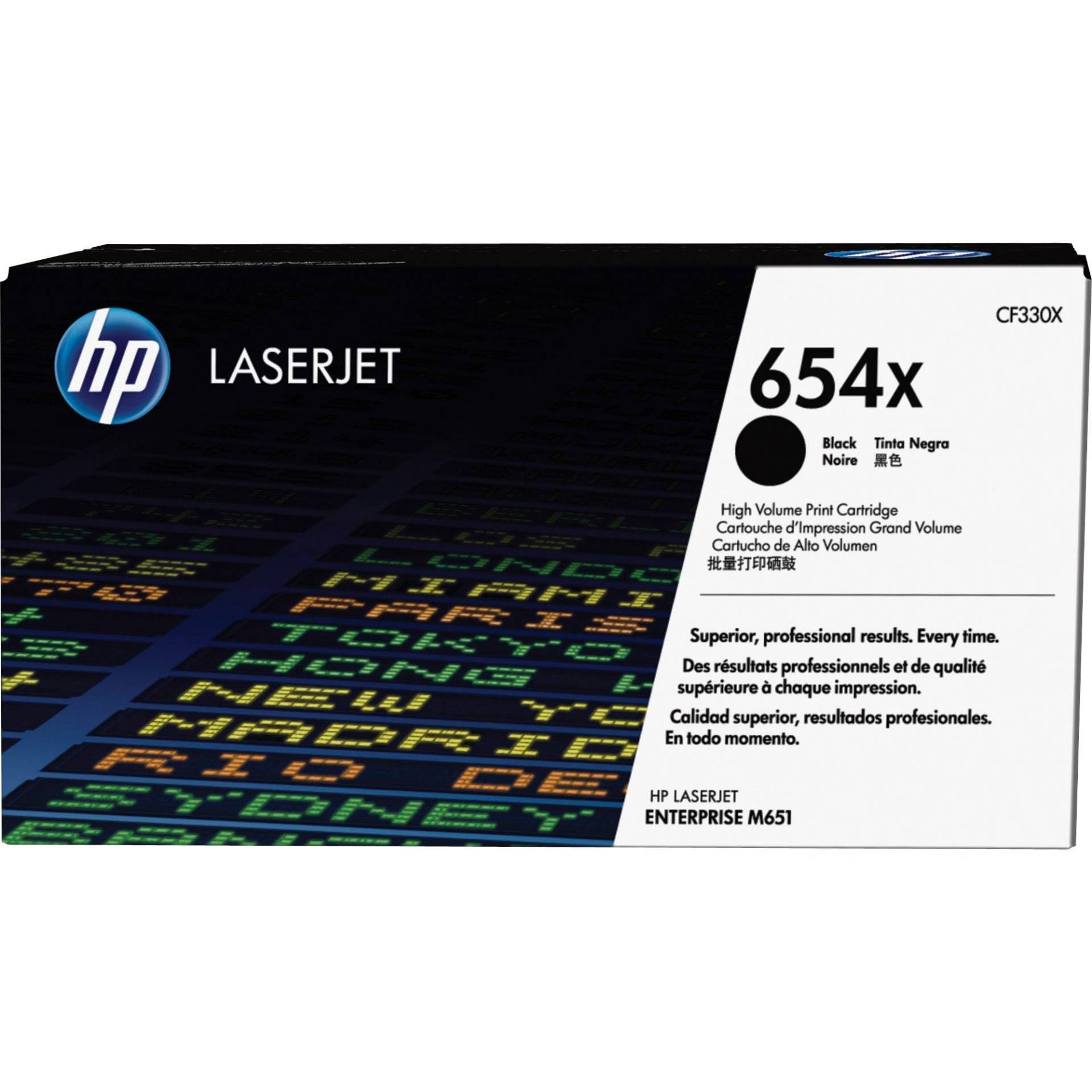 Toner schwarz 654X (CF330X) von HP