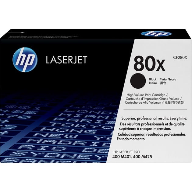 Toner schwarz 80X (CF280X) von HP