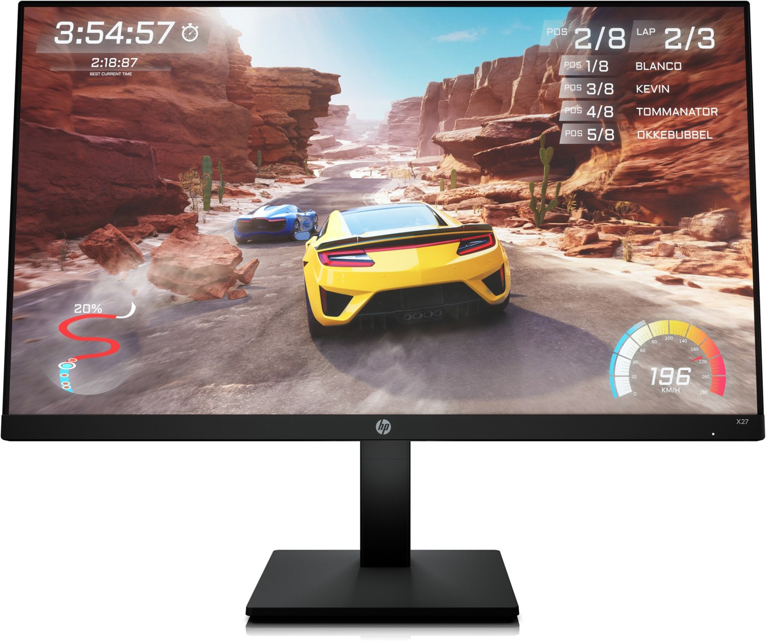 X27 68,6 cm (27") Gaming Monitor schwarz / F von HP