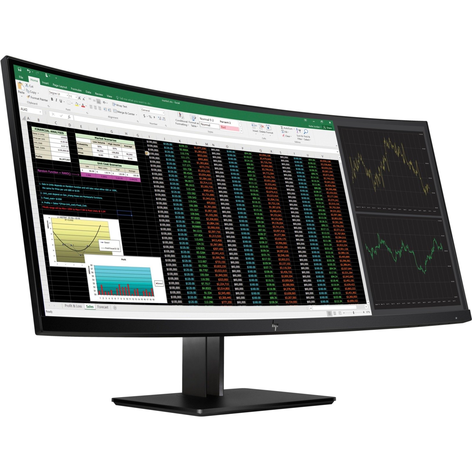 Z38c, LED-Monitor von HP