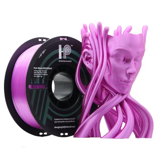 Gitter PLA-3D-Drucker-Filament, 1,75 mm, HP3DF Premium-Härte, verbessertes PLA Plus, 100 % reines PLA, passend für die meisten FDM-Drucker, Maßgenauigkeit +/- 0,02 mm, 1-kg-Spule, Seidenviolett Gitter PLA-3D-Drucker-Filament, 1,75 mm, HP3DF Premium-Härte, verbessertes PLA Plus, 100 % reines PLA, passend für die meisten FDM-Drucker, Maßgenauigkeit +/- 0,02 mm, 1-kg-Spule, Seidenviolett von HP3DF
