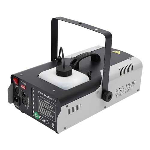 Nebelmaschine LED Fernbedienung DMX RGB 1500W 3in1 Hochleistungs-Nebelmaschine für Bühneneffekte, Veranstaltungen und Partys von HPDTZ