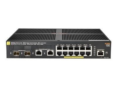 HPE Aruba 2930F 12G PoE+ 2G/2SFP+ Switch fanless/Lüfterlos von HPE Aruba