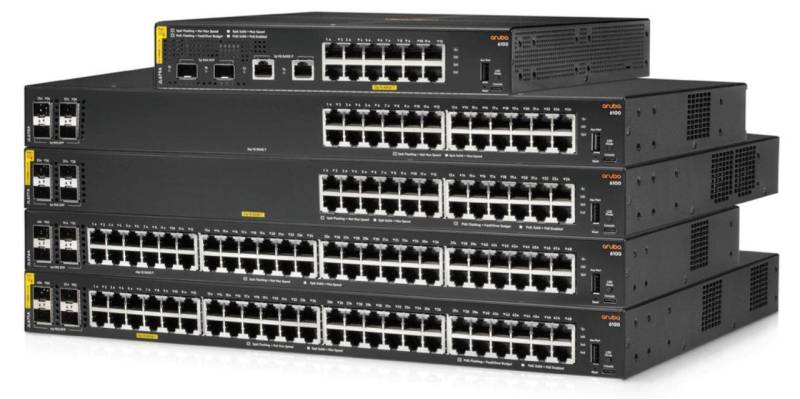 HPE Networking CX6100 Switch 48-Port 1GBase-T 4-Port 10G SFP+ 370W Klasse 4 P... von HPE Networking