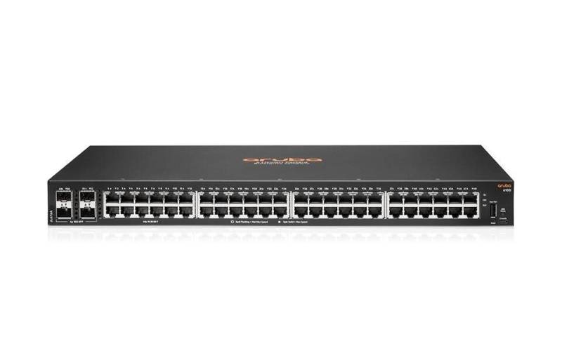 HPE Networking CX6100 Switch 48-Port 1GBase-T 4-Port 10G SFP+ rackmountfähig von HPE Networking