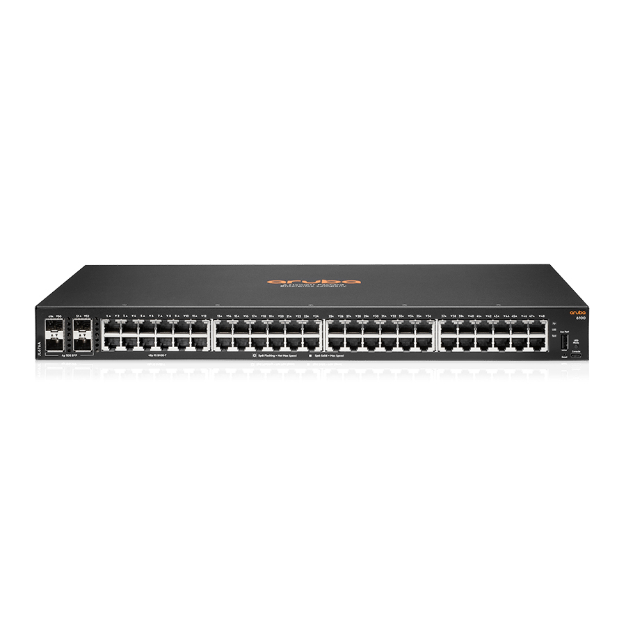 HPE Aruba Networking CX6100 52-Port Access Switch (JL676A) [48x Gigabit Ethernet, 4x 10G SFP+] von HPE