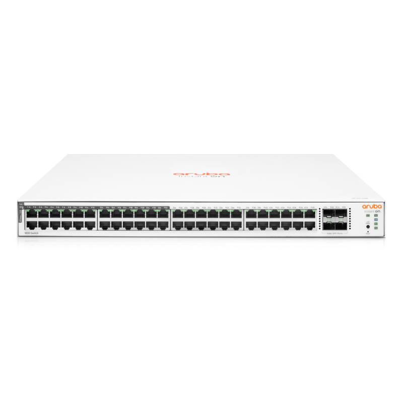 HPE Networking Instant On 1830 52-Port PoE+ Switch B-Ware [48x Gigabit-LAN, 4x SFP, PoE+ 370W] von HPE