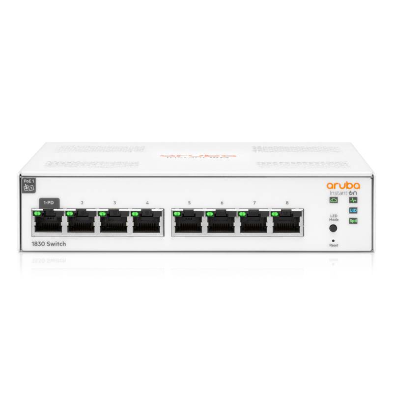 HPE Networking Instant On 1830 8-Port Switch B-Ware [8x Gigabit-LAN, Lüfterlos] von HPE
