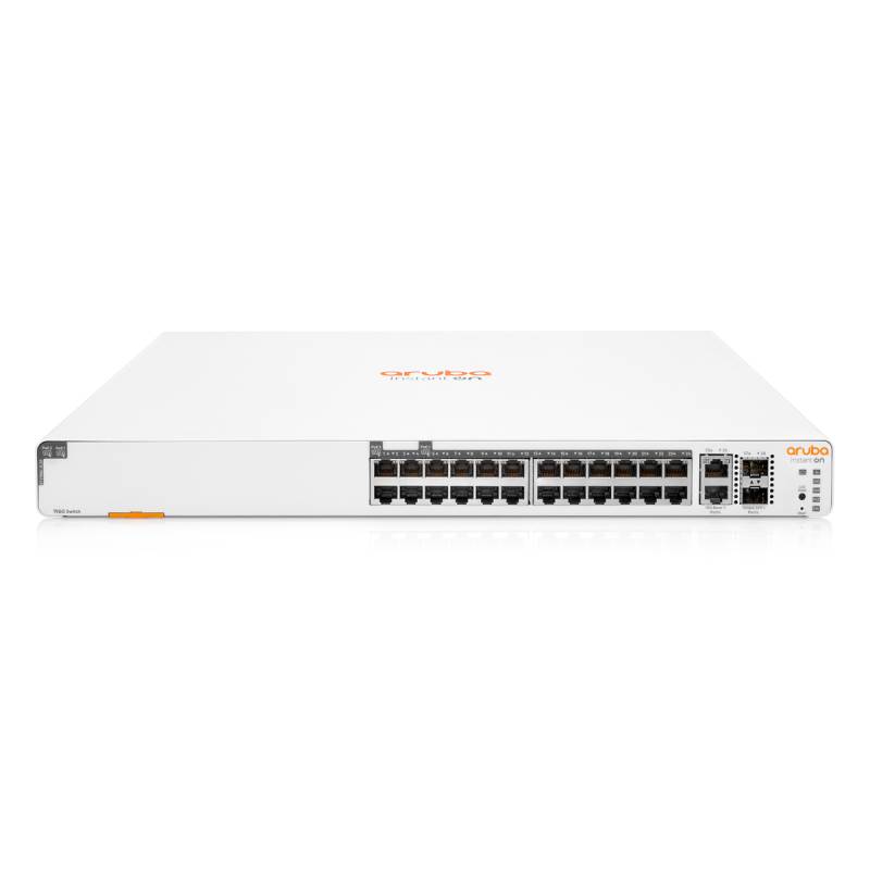 HPE Networking Instant On 1960 28-Port Switch (JL807A) B-Ware [24x Gigabit LAN, PoE, 2x SFP+, 2x 10 Gigabit LAN] von HPE