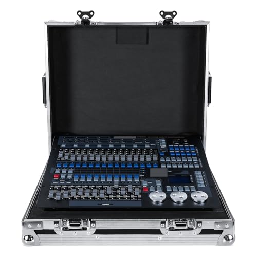 DMX Controller, 1024 DMX Controller DJ Ausrüstung Dmx 512 Konsole Schwarz Große Bühne Beleuchtung Controller for Live Konzert KTV DJ Club Professionelles DJ-Equipment(Console and Case) von HPHPH
