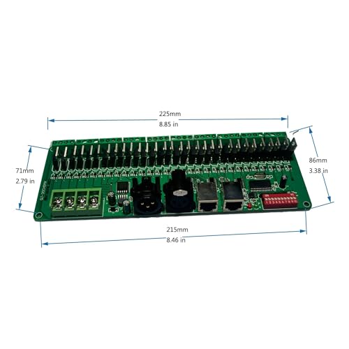 DMX Controller, 30-Kanal-DMX-Controller 60A Hochleistungs-DMX512-Platinendecoder for 12 V 24 V RGB-LED-Bühnen-Dimmer-Controller-Schalter Professionelles DJ-Equipment DMX Controller, 30-Kanal-DMX-Controller 60A Hochleistungs-DMX512-Platinendecoder for 12 V 24 V RGB-LED-Bühnen-Dimmer-Controller-Schalter Professionelles DJ-Equipment von HPHPH