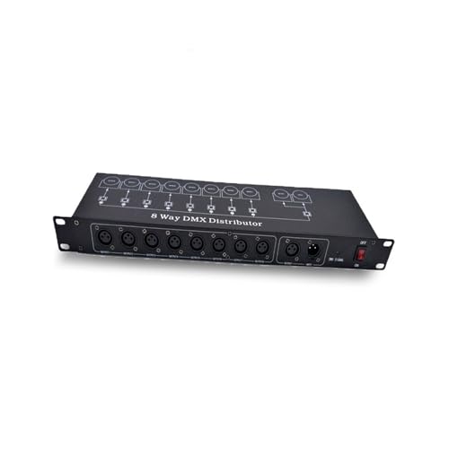 DMX Controller, 8CH DMX Splitter DMX512 Licht Bühne Lichter Signal Verstärker Splitter 8 Weg DMX Distributor Professionelles DJ-Equipment DMX Controller, 8CH DMX Splitter DMX512 Licht Bühne Lichter Signal Verstärker Splitter 8 Weg DMX Distributor Professionelles DJ-Equipment von HPHPH