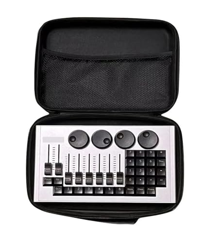 DMX Controller, MA2 Konsole Mini Command Wing Moving Head Bühnenlicht-Controller for Party Club Professionelle Ausrüstung Beleuchtungscontroller Professionelles DJ-Equipment(Silver Command Wing) von HPHPH