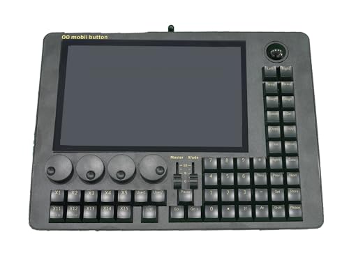DMX Controller, Mini Q0 Command Wing Fader Wing Professioneller Lichtcontroller, Bühnenlichtkonsole MA Moving Head DMX Party 2048 Parameter Professionelles DJ-Equipment(Q0 mobil button) von HPHPH