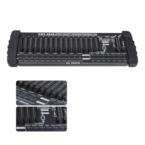 DMX Controller, Schwarzer DMX- und MIDI-Operator DMX512-Controller, 384-Kanal-Lichtcontroller for Bühnenlicht, Disco, Party, Konzert, Hochzeit, Theater Professionelles DJ-Equipment DMX Controller, Schwarzer DMX- und MIDI-Operator DMX512-Controller, 384-Kanal-Lichtcontroller for Bühnenlicht, Disco, Party, Konzert, Hochzeit, Theater Professionelles DJ-Equipment von HPHPH
