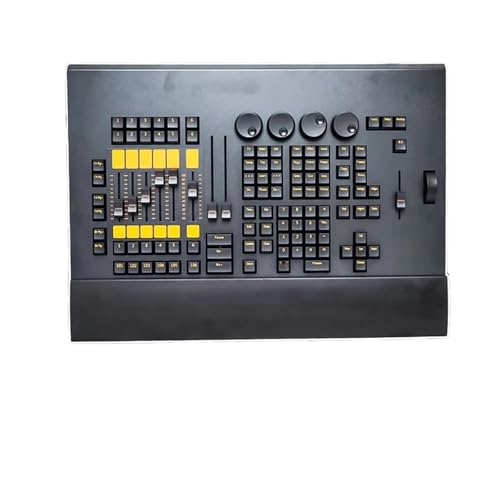 DMX Controller, Software Command Wing Controller Connect for Bühnenbeleuchtung Moving Head Beleuchtung 2048 Parameter Fader Wing Professionelles DJ-Equipment(5PIN Flight Case) von HPHPH
