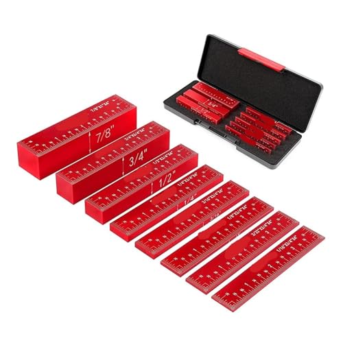 Endmaße, Blocks Höhenlehren-Set, Präzisions-Aluminium for Tischkreissägen-Zubehör, Holzbearbeitung, Markierungen, Lineal von HPHPH