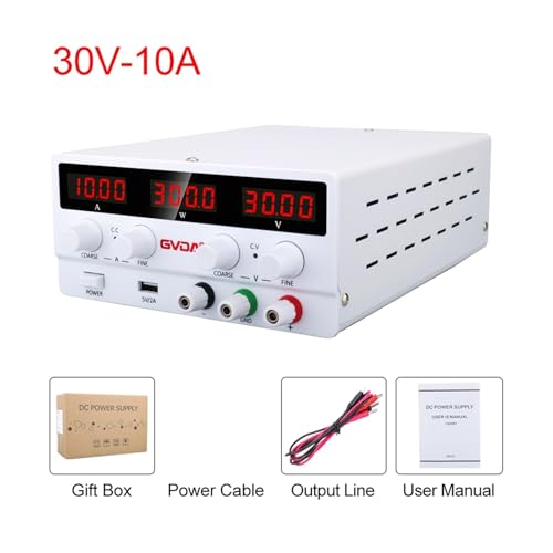 Labornetzteil USB DC. Laborregulierte Laborstromversorgung 6 0V 5A. Einstellbarer Spannungsregler 3 0V 10A. Stabilisator-Schaltbank-Quelle(30V 10A White) von HPHPH