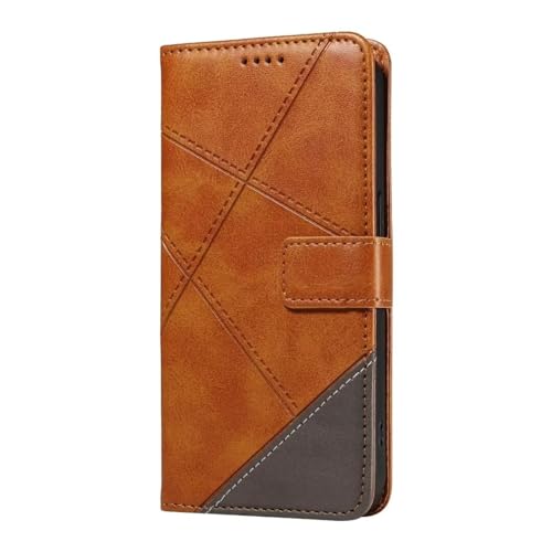 HPQWN Für iPhone 12 Pro Max Kartensteckplatz Leder Flip Wallet Case Stand Handyhülle Tasche (Für iPhone 12 Pro Max/braun) von HPQWN