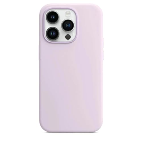 HPQWN Für iPhone 15 Plus Flüssigsilikon-Telefonhüllen Vollständige Abdeckung (Für iPhone 15 Plus/Neu Lila) von HPQWN