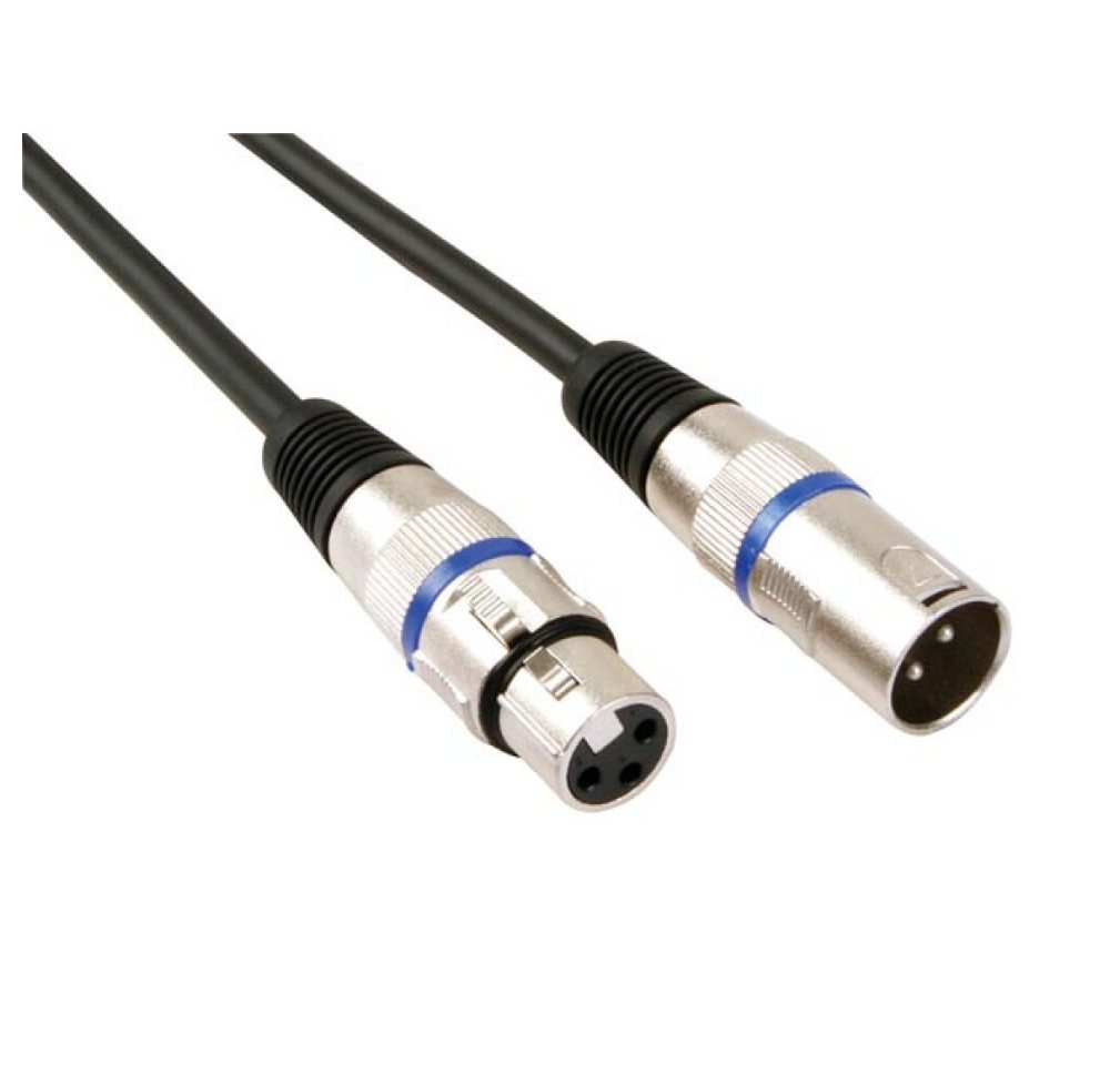 HQ POWER Smartphone-Dockingstation PROFESSIONELLES XLR-KABEL, XLR-STECKER AUF XLR-BUCHSE - SCHWARZ (3m), (1 St) von HQ POWER