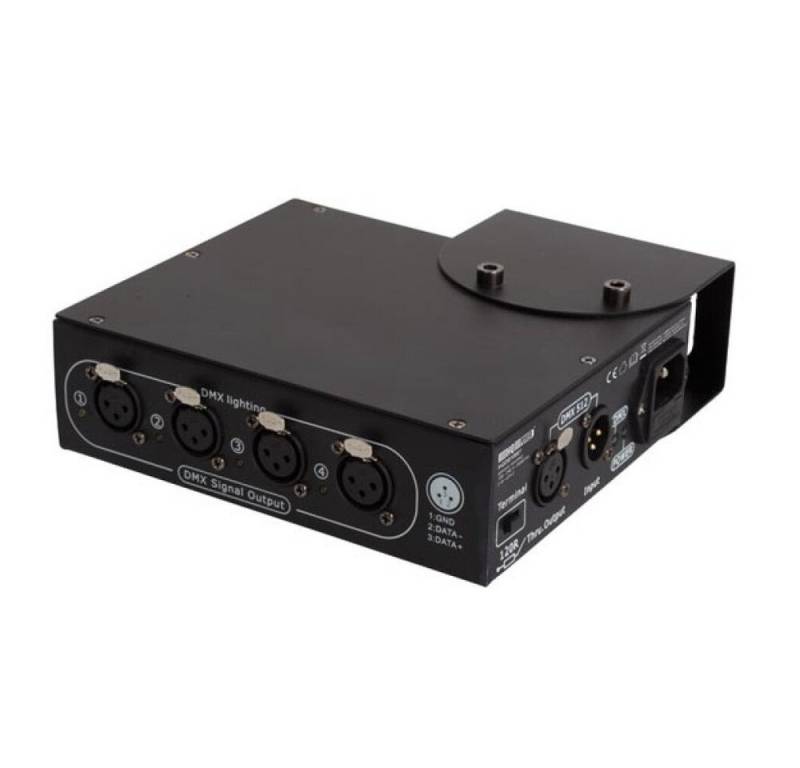 HQ POWER Splitter 4-wege dmx-splitter kompaktes gehäuse von HQ POWER