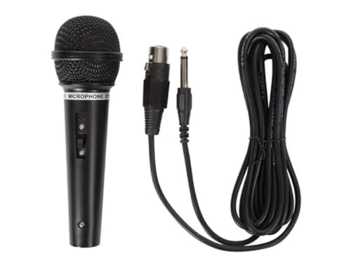 HQ-Power Mikrofon, dynamisch, omnidirektional, schwarz von HQ-Power