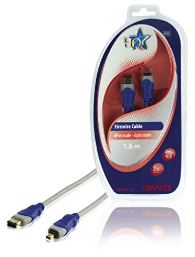 HQ 1,8 M HOHE QUALITÄT Pin Stecker auf 6-pol FireWire-Stecker Kabel mit vergoldeten Anschlüssen von HQ