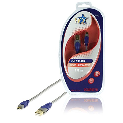 HQ 1,8 M USB A Stecker auf USB Micro A Stecker Kabel von HQ