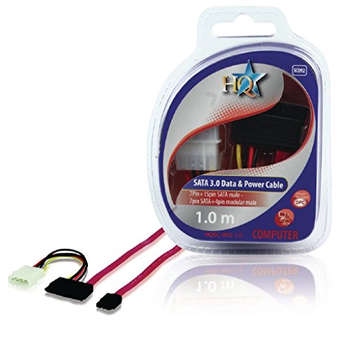 HQ 1 m SATA 3.0 Daten und Power Kabel von HQ