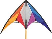 HQ Sport-Drage mit Schnur Calypso II Rainbow Spannweite 1100 mm Windstärke Fitness 2 - 5 Bft von HQ