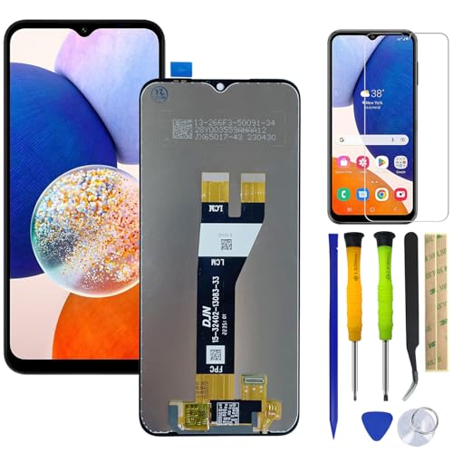 HQB-STAR Ersatz-LCD-Display für Samsung Galaxy A14 5G A146U Bildschirm Ersatz LCD Display Touchscreen für Samsung Galaxy A14 5G A146U Digitizer Montageteile mit Werkzeug (kein Rahmen) von HQB-STAR