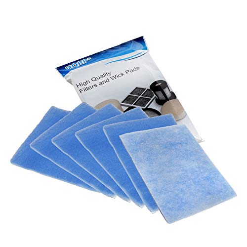 HQRP 6-pack Polyester Filters kompatibel mit BetterVent Trocknerentluftung ADR1BVC von HQRP