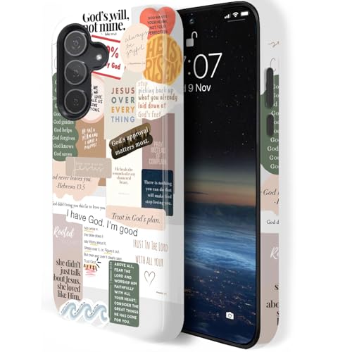 HQUSZPT Schutzhülle für Samsung Galaxy A36, zweilagiger Schutz, strapazierfähig, kompatibel mit Samsung Galaxy A36, christliche Zitate HQUSZPT Schutzhülle für Samsung Galaxy A36, zweilagiger Schutz, strapazierfähig, kompatibel mit Samsung Galaxy A36, christliche Zitate von HQUSZPT
