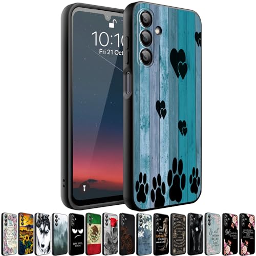 HQUSZPT Schutzhülle kompatibel mit Samsung Galaxy A25 5G, schlanke, stoßfeste Schutzhülle für Samsung Galaxy A25 5G, Hundepfote von HQUSZPT