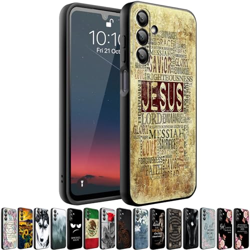 HQUSZPT Schutzhülle kompatibel mit Samsung Galaxy A25 5G, schlanke, stoßfeste Schutzhülle für Samsung Galaxy A25 5G, christlicher Glaube Jesus von HQUSZPT